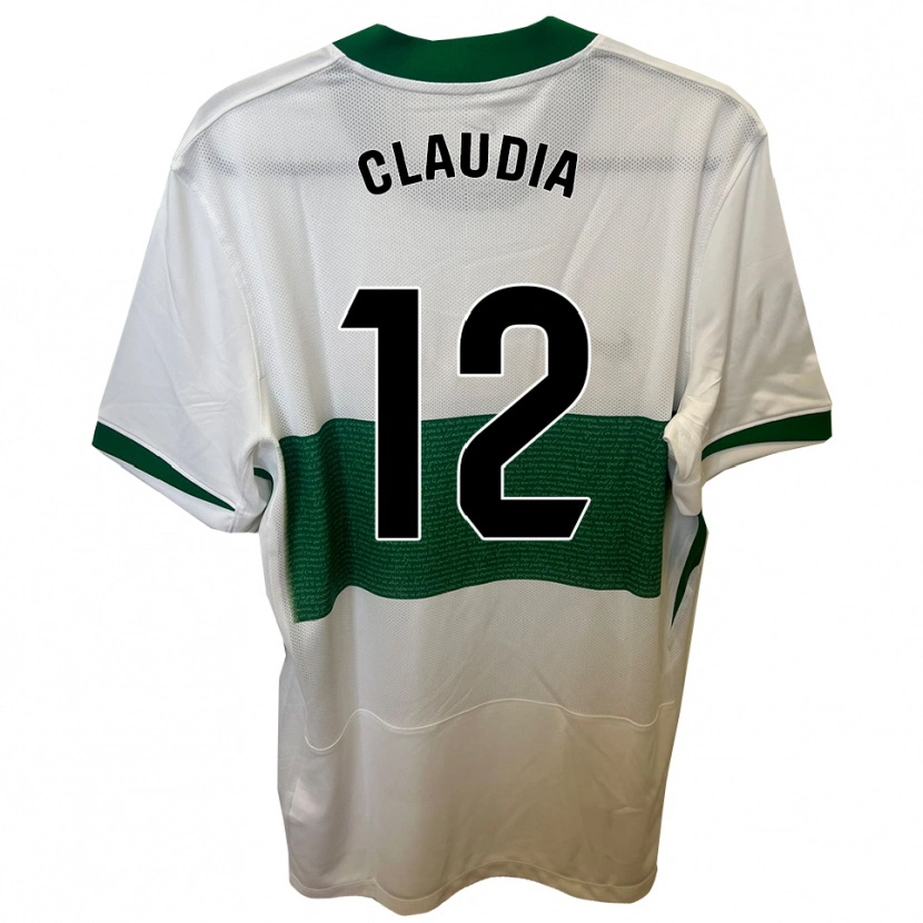 Danxen Men Claudia Rabasco Campello #12 White Green Home Jersey 2025/26 T-Shirt