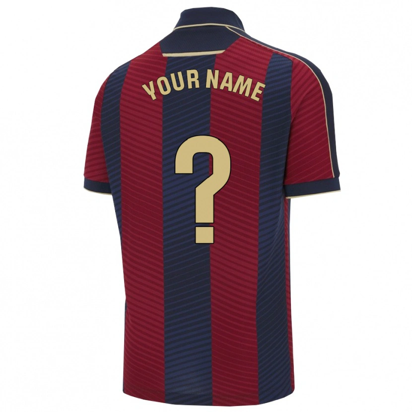 Danxen Men Your Name #0 Red Navy Home Jersey 2025/26 T-Shirt