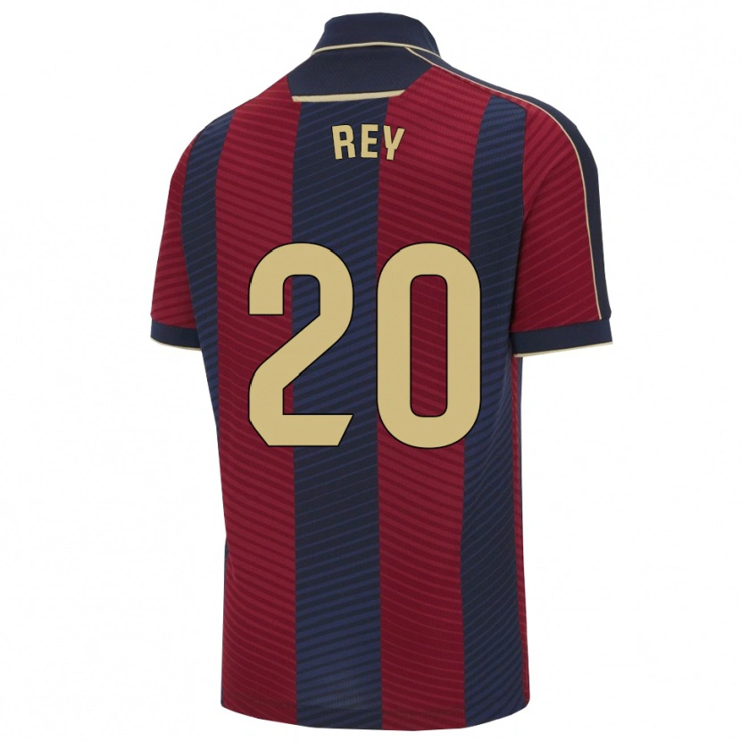 Danxen Men Oriol Rey #20 Red Navy Home Jersey 2025/26 T-Shirt