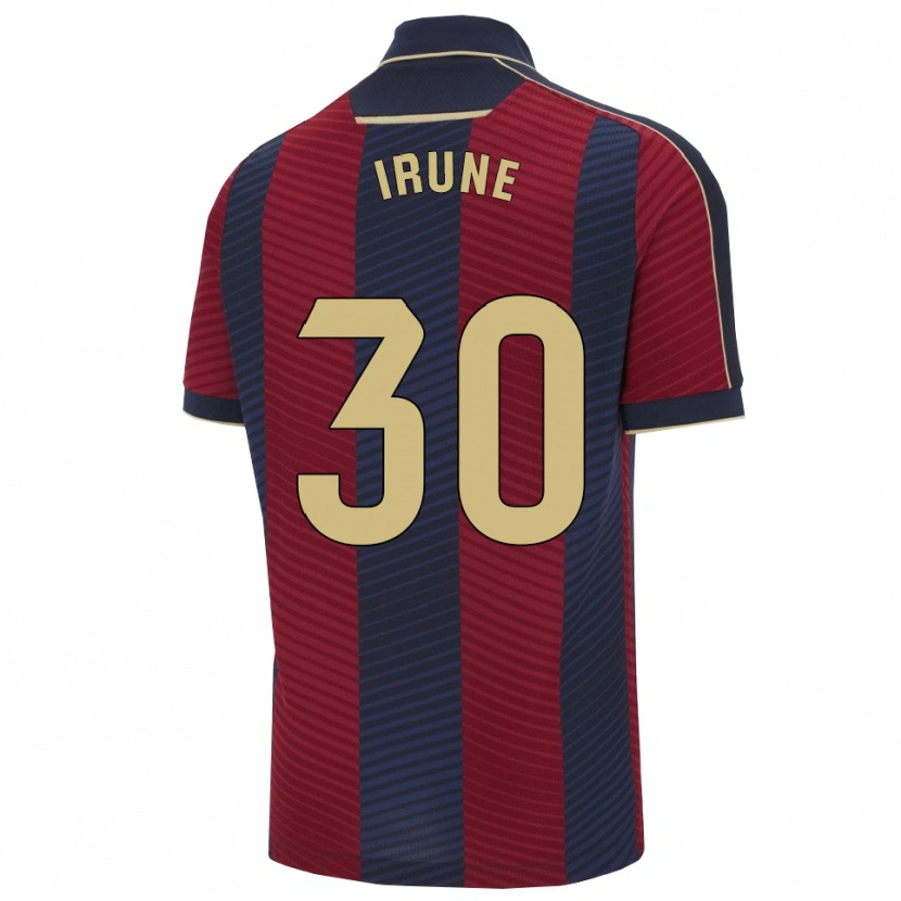 Danxen Men Irune Cervera #30 Red Navy Home Jersey 2025/26 T-Shirt