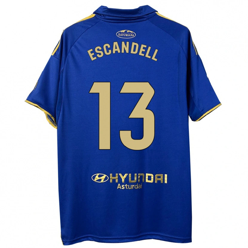 Danxen Men Aarón Escandell #13 Blue Gold Home Jersey 2025/26 T-Shirt