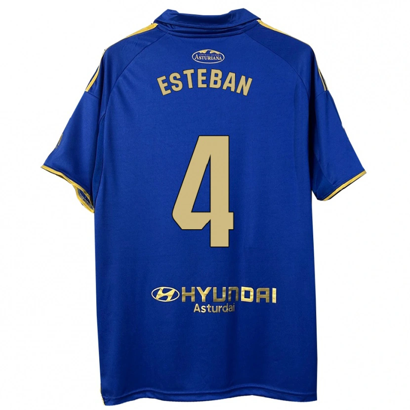 Danxen Men Marco Esteban #4 Blue Gold Home Jersey 2025/26 T-Shirt