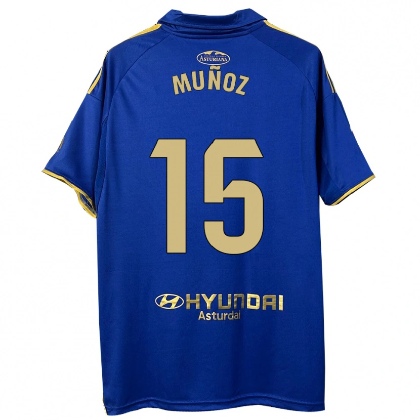 Danxen Men Curro Muñoz #15 Blue Gold Home Jersey 2025/26 T-Shirt
