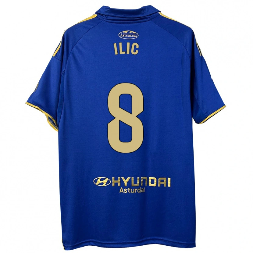 Danxen Men Luka Ilic #8 Blue Gold Home Jersey 2025/26 T-Shirt