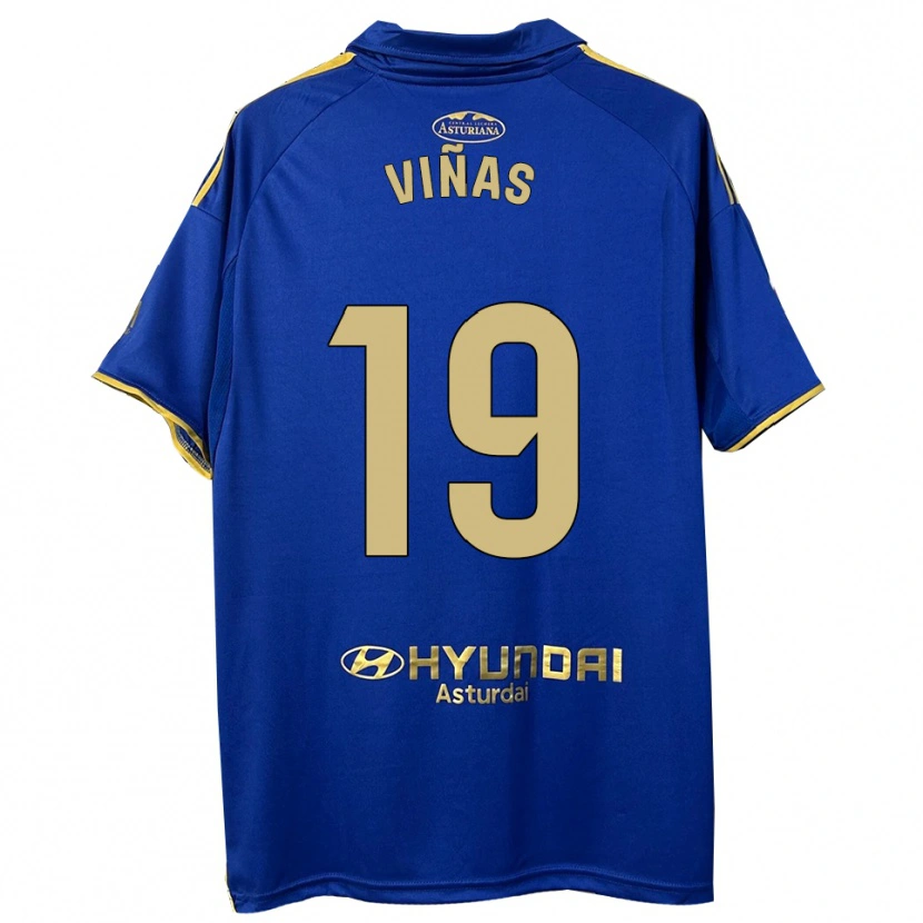 Danxen Men Federico Viñas #19 Blue Gold Home Jersey 2025/26 T-Shirt