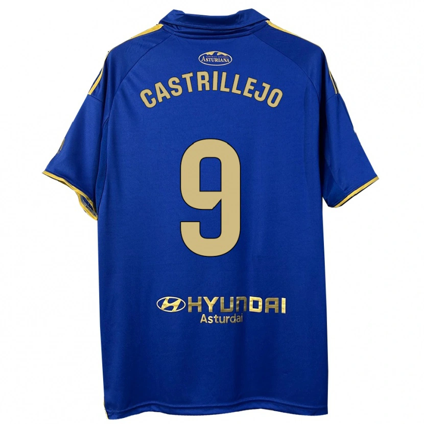 Danxen Men Guillermo Castrillejo #9 Blue Gold Home Jersey 2025/26 T-Shirt