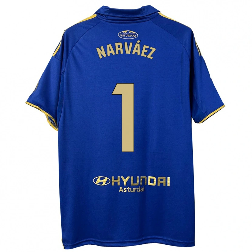 Danxen Men Miguel Narváez #1 Blue Gold Home Jersey 2025/26 T-Shirt
