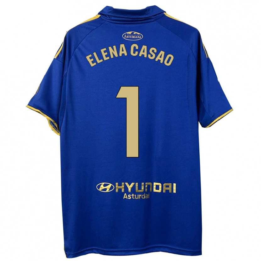 Danxen Men Elena Casao López #1 Blue Gold Home Jersey 2025/26 T-Shirt