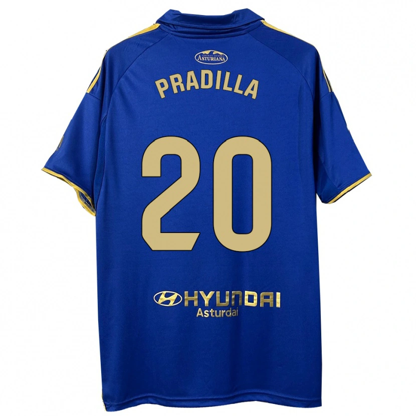 Danxen Men Elena Pradilla Aranda #20 Blue Gold Home Jersey 2025/26 T-Shirt