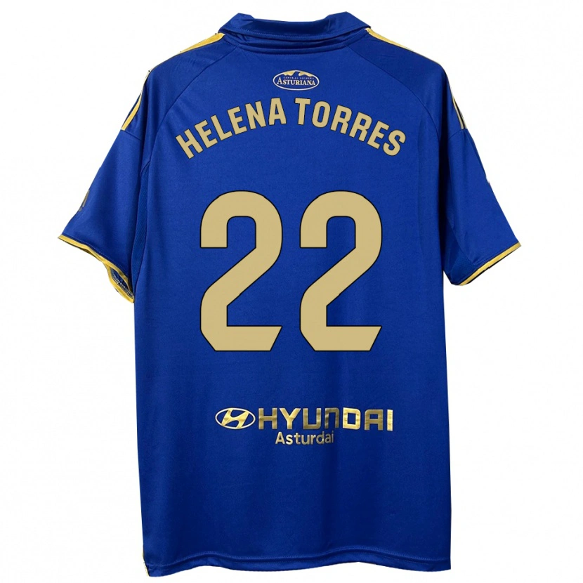 Danxen Men Helena Torres Maiquez #22 Blue Gold Home Jersey 2025/26 T-Shirt