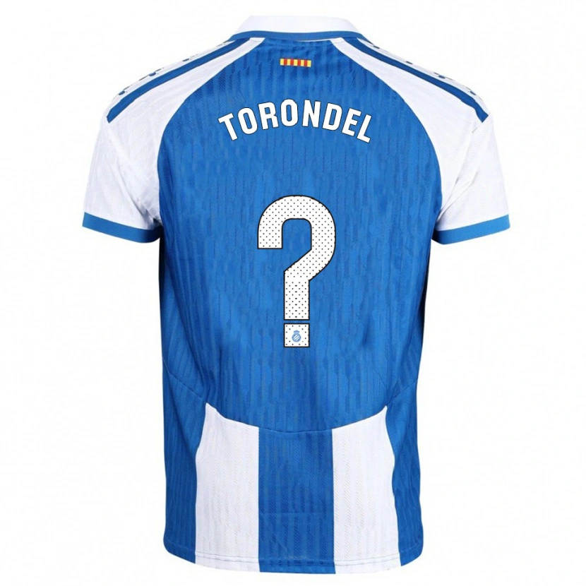 Danxen Men Aitor Torondel #0 Blue White Home Jersey 2025/26 T-Shirt