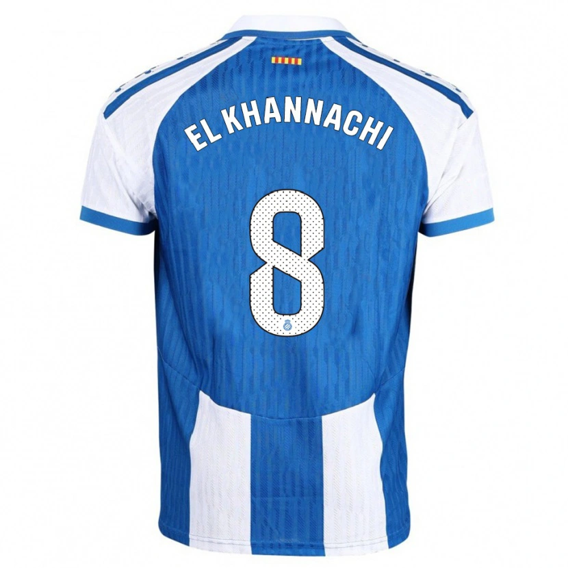 Danxen Men Youssef El Khannachi #8 Blue White Home Jersey 2025/26 T-Shirt