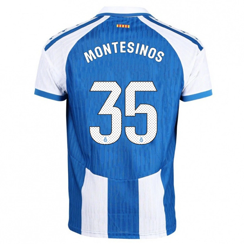 Danxen Men Pol Montesinos #35 Blue White Home Jersey 2025/26 T-Shirt