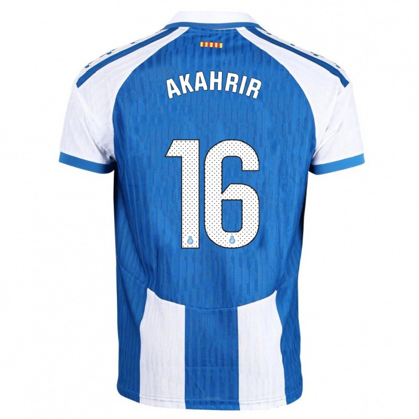 Danxen Men Mohamed Akahrir #16 Blue White Home Jersey 2025/26 T-Shirt