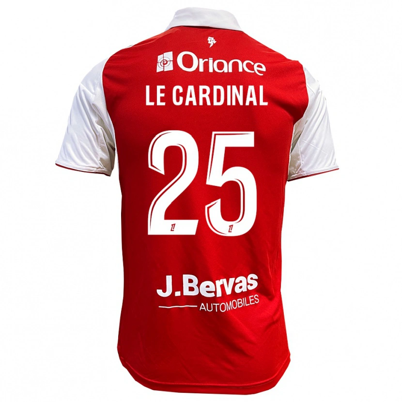 Danxen Men Julien Le Cardinal #25 Red White Home Jersey 2025/26 T-Shirt