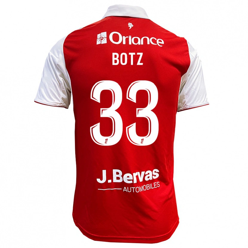 Danxen Men Léo Botz #33 Red White Home Jersey 2025/26 T-Shirt