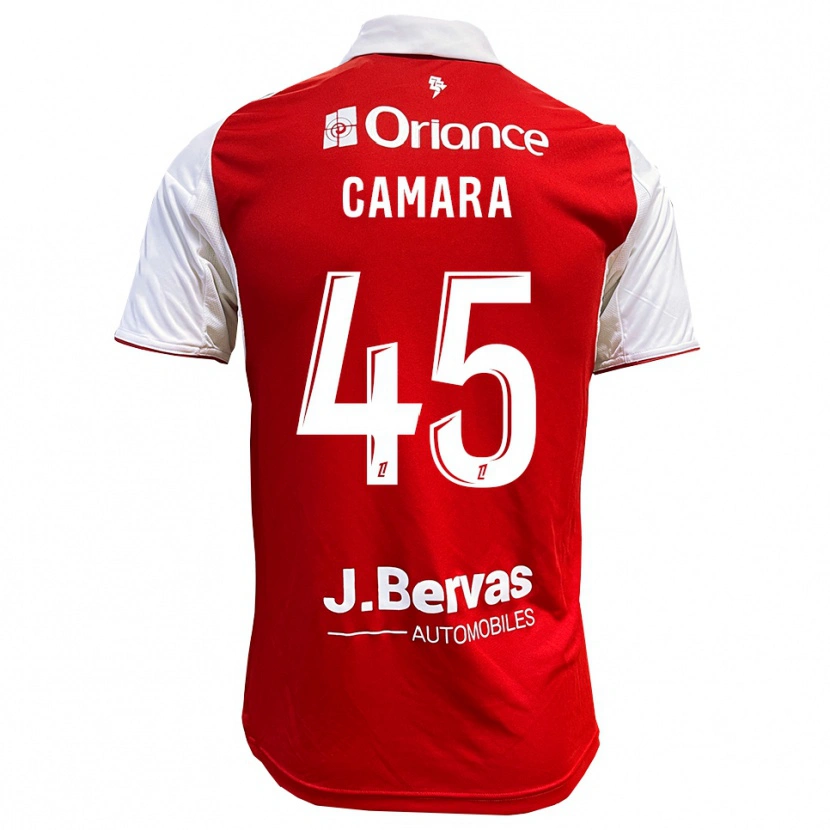 Danxen Men Mahdi Camara #45 Red White Home Jersey 2025/26 T-Shirt