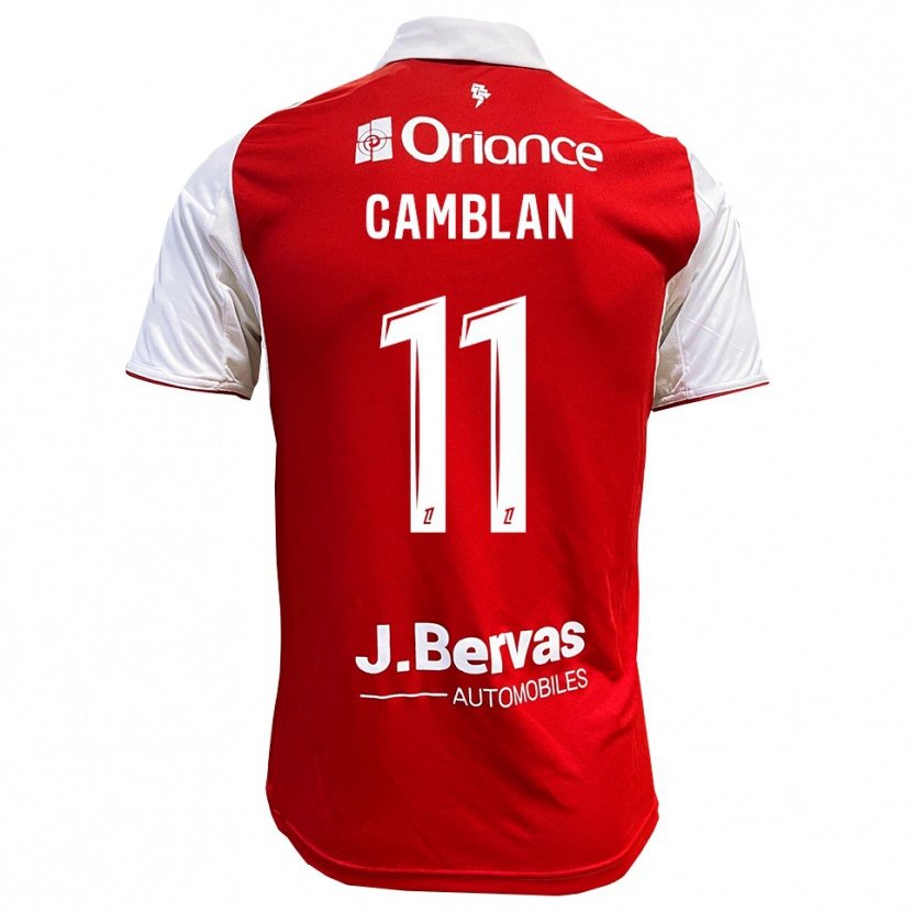 Danxen Men Axel Camblan #11 Red White Home Jersey 2025/26 T-Shirt