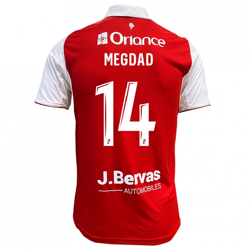 Danxen Men Noa Megdad #14 Red White Home Jersey 2025/26 T-Shirt