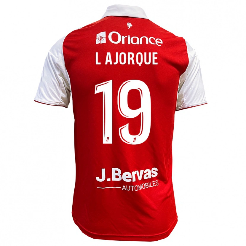 Danxen Men Ludovic Ajorque #19 Red White Home Jersey 2025/26 T-Shirt