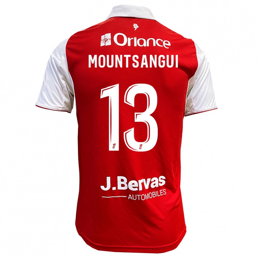 Danxen Men Warren Mountsangui #13 Red White Home Jersey 2025/26 T-Shirt