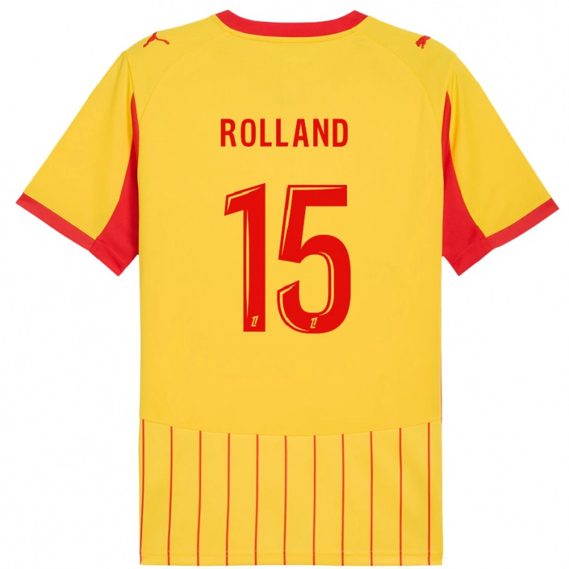 Danxen Men Paul Rolland #15 Yellow Red Home Jersey 2025/26 T-Shirt
