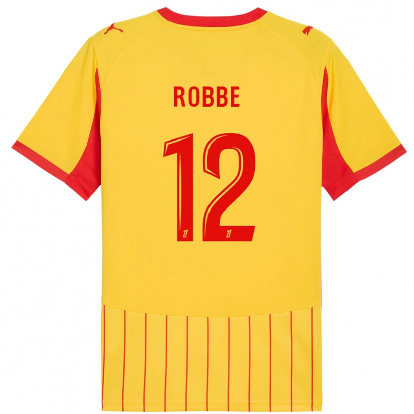 Danxen Men Lucas Robbe #12 Yellow Red Home Jersey 2025/26 T-Shirt