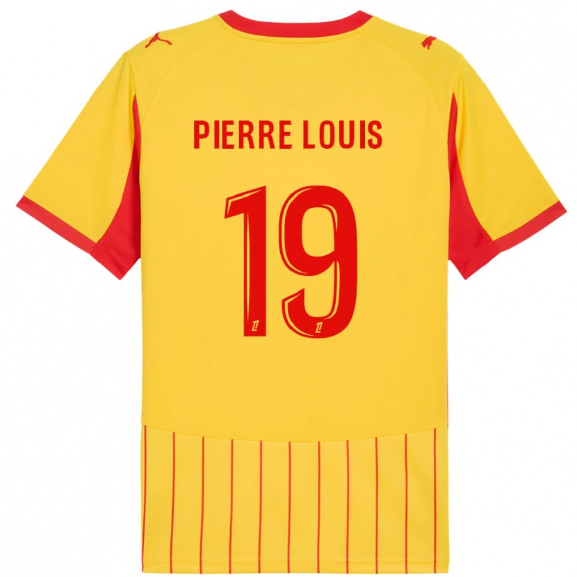Danxen Men Dayana Pierre-Louis #19 Yellow Red Home Jersey 2025/26 T-Shirt