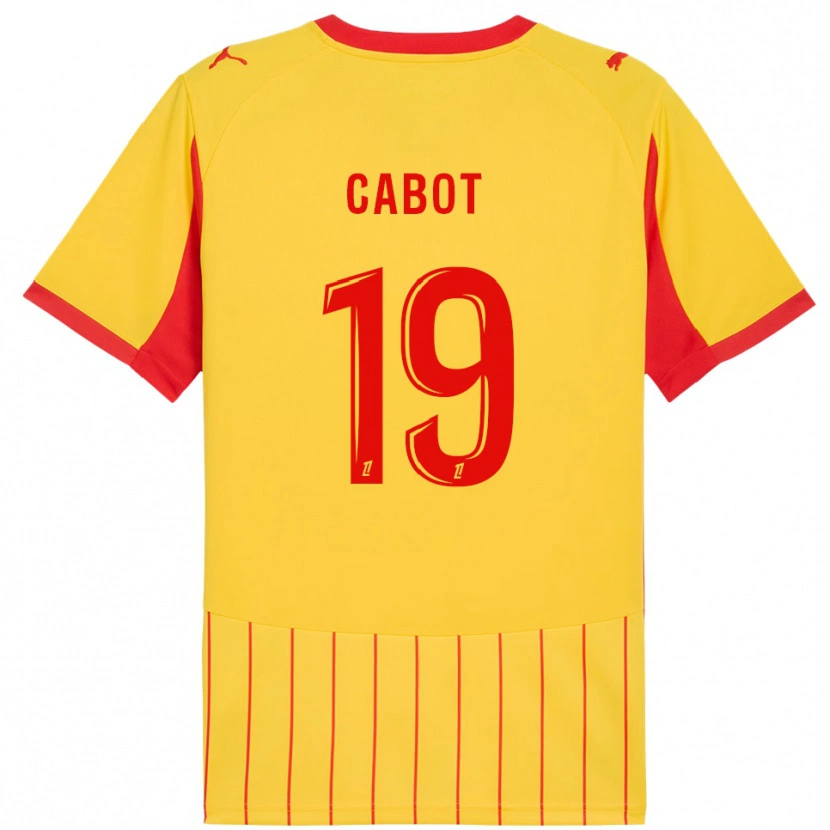 Danxen Men Jimmy Cabot #19 Yellow Red Home Jersey 2025/26 T-Shirt