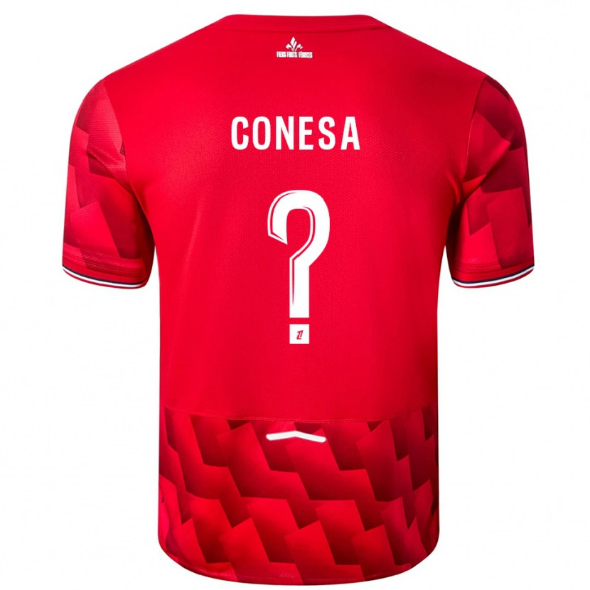 Danxen Men Anna Conesa #0 Red White Home Jersey 2025/26 T-Shirt