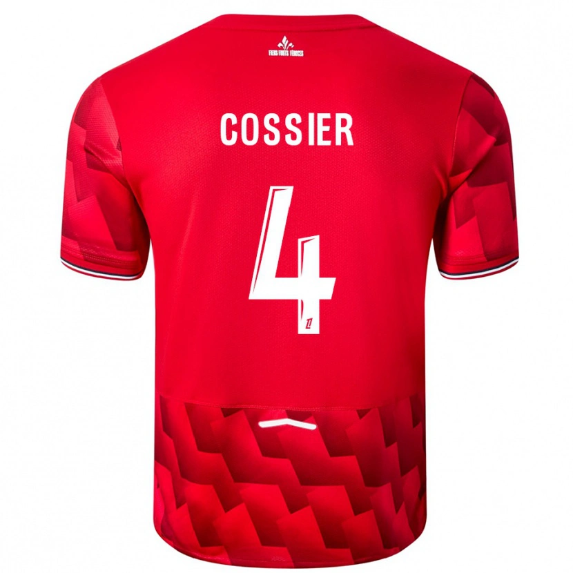 Danxen Men Isaac Cossier #4 Red White Home Jersey 2025/26 T-Shirt