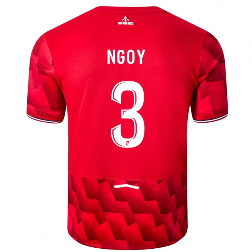 Danxen Men Nathan Ngoy #3 Red White Home Jersey 2025/26 T-Shirt