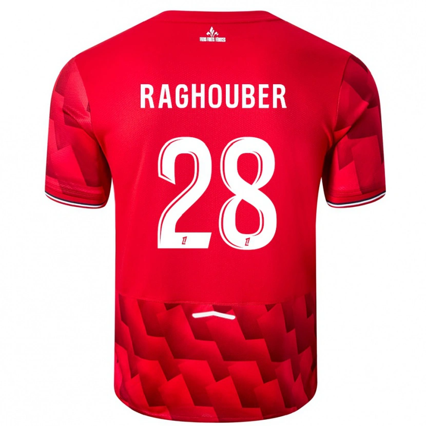 Danxen Men Ugo Raghouber #28 Red White Home Jersey 2025/26 T-Shirt