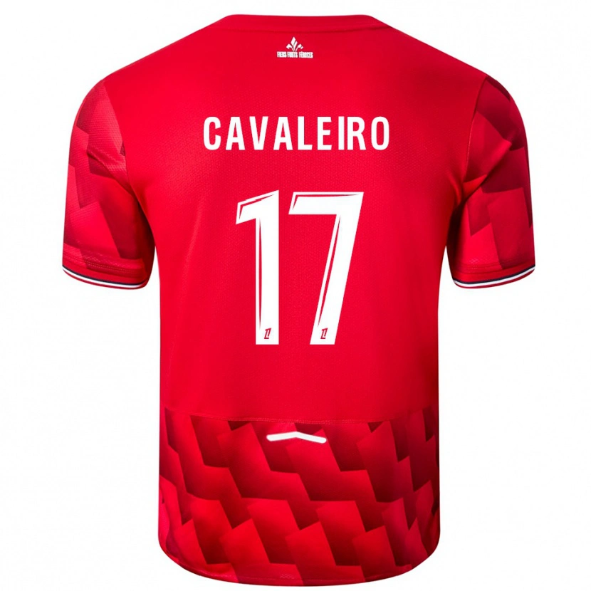 Danxen Men Ivan Cavaleiro #17 Red White Home Jersey 2025/26 T-Shirt