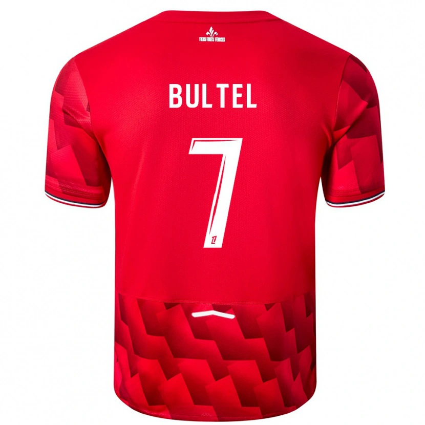 Danxen Men Ludivine Bultel #7 Red White Home Jersey 2025/26 T-Shirt