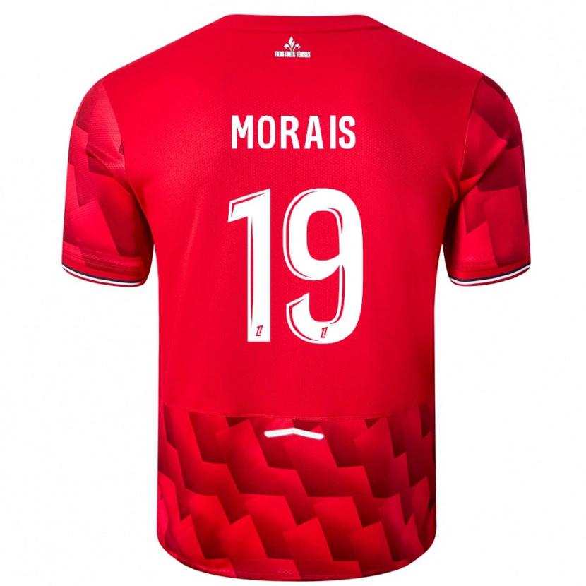 Danxen Men Tiago Morais #19 Red White Home Jersey 2025/26 T-Shirt