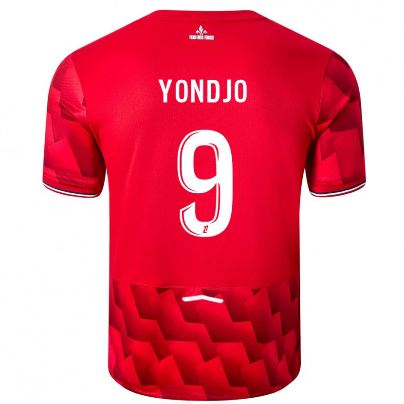 Danxen Men Angel Yondjo #9 Red White Home Jersey 2025/26 T-Shirt
