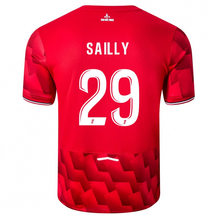 Danxen Men Charlotte Sailly #29 Red White Home Jersey 2025/26 T-Shirt