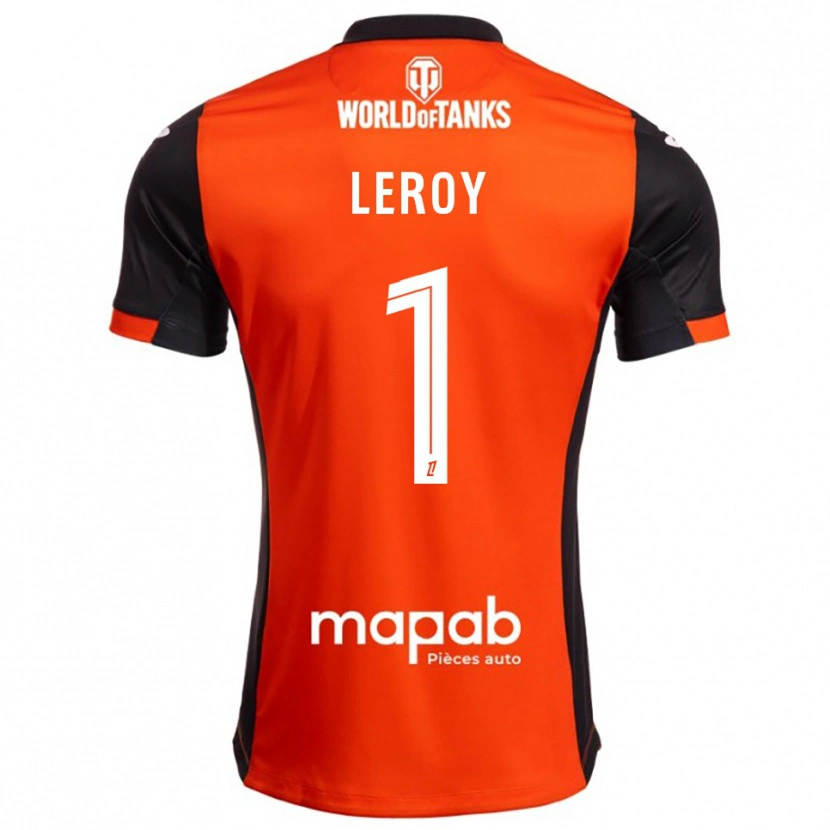 Danxen Men Benjamin Leroy #1 Black Orange Home Jersey 2025/26 T-Shirt