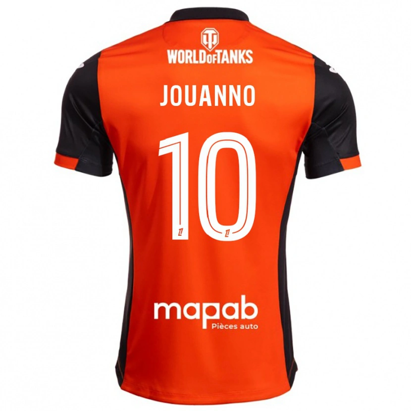 Danxen Men Mathilde Jouanno #10 Black Orange Home Jersey 2025/26 T-Shirt