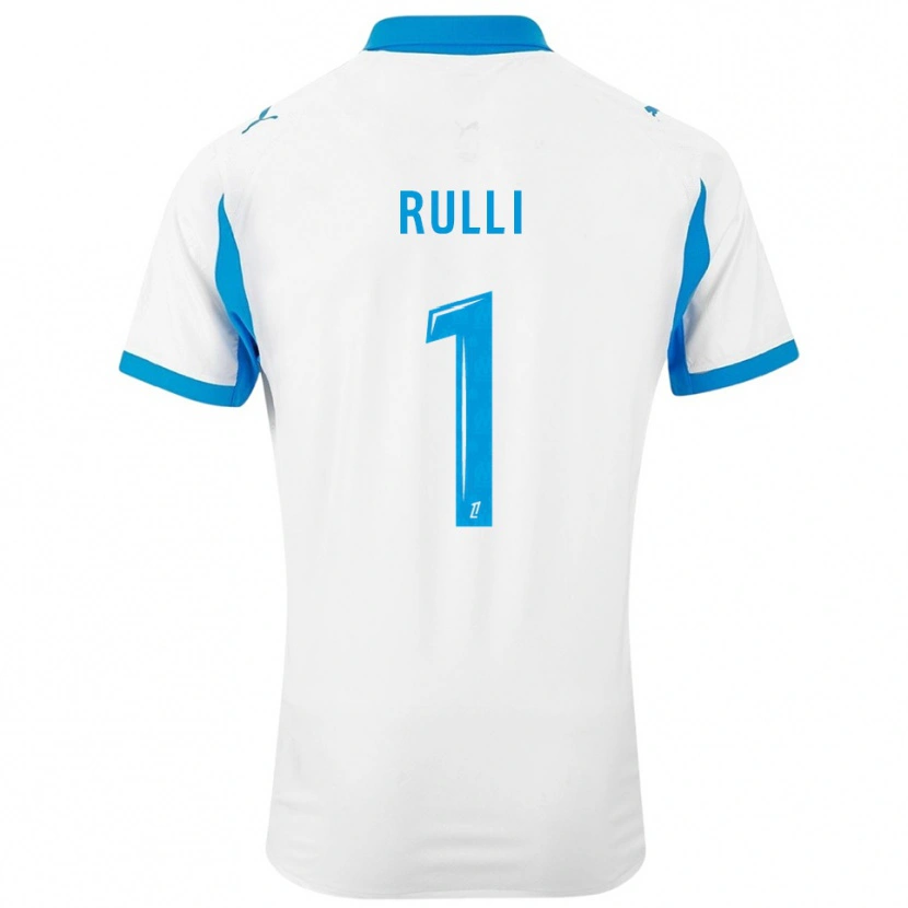 Danxen Men Gerónimo Rulli #1 White Sky Blue Home Jersey 2025/26 T-Shirt