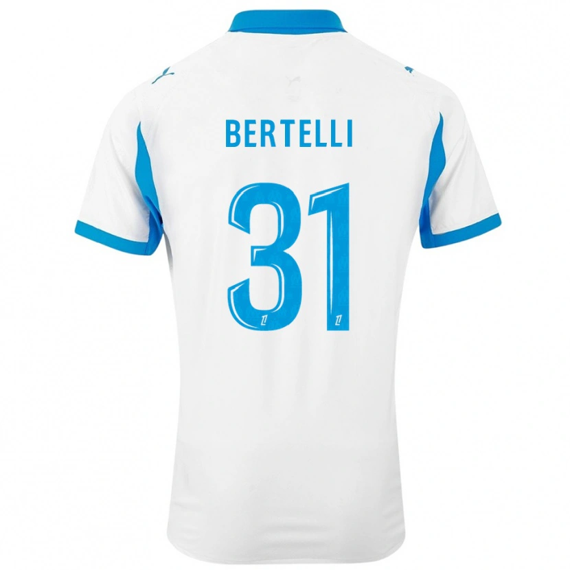 Danxen Men Ugo Bertelli #31 White Sky Blue Home Jersey 2025/26 T-Shirt