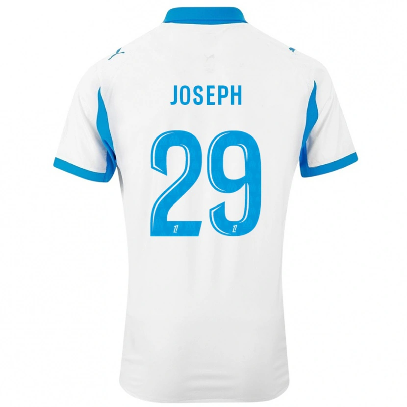 Danxen Men Darlina Joseph #29 White Sky Blue Home Jersey 2025/26 T-Shirt