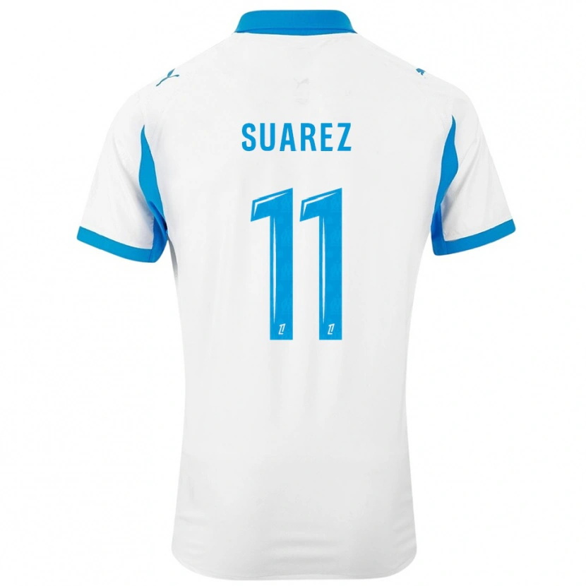 Danxen Men Luis Suarez #11 White Sky Blue Home Jersey 2025/26 T-Shirt