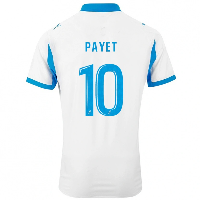 Danxen Men Dimitri Payet #10 White Sky Blue Home Jersey 2025/26 T-Shirt