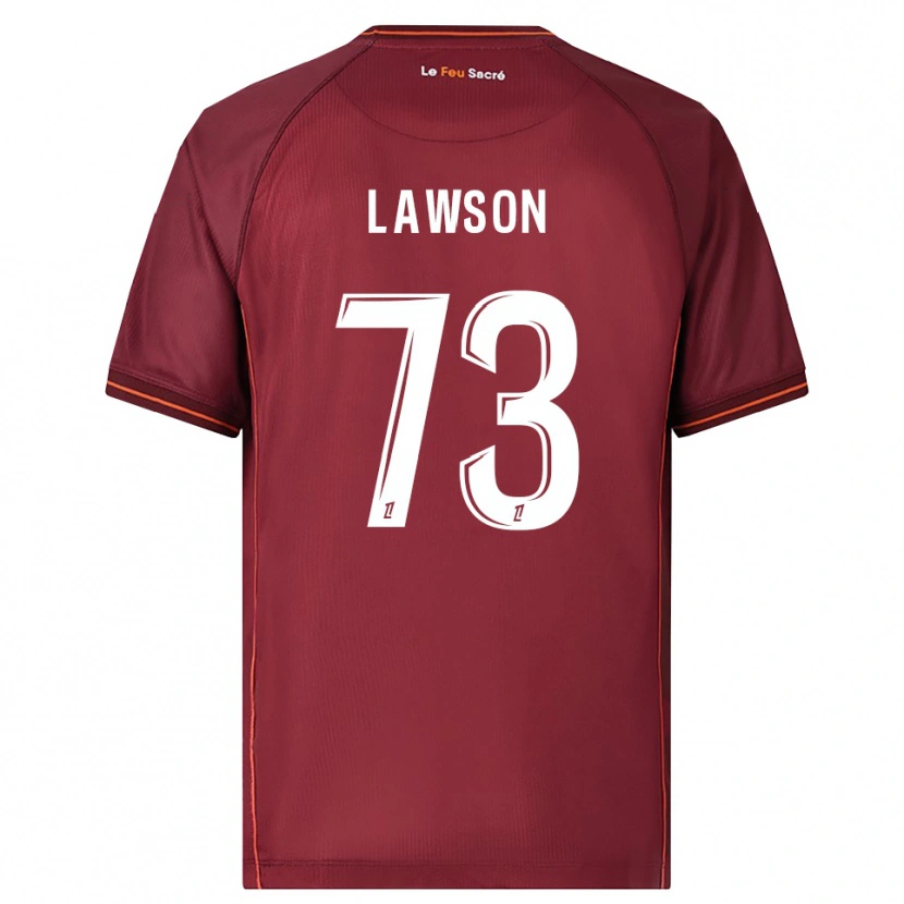 Danxen Men Yannis Lawson #73 Burgundy White Home Jersey 2025/26 T-Shirt