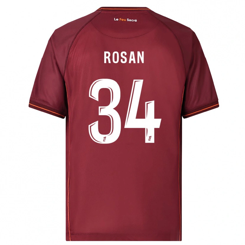 Danxen Men Kaylia Rosan #34 Burgundy White Home Jersey 2025/26 T-Shirt