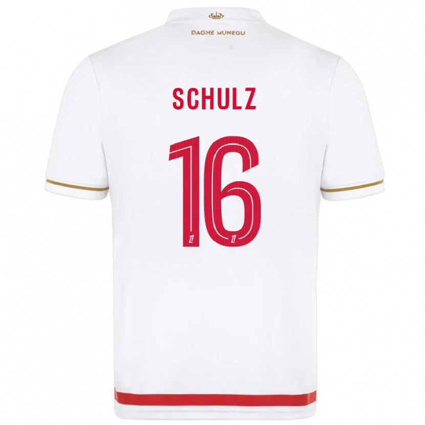 Danxen Men Ethan Schulz #16 Red  White Home Jersey 2025/26 T-Shirt