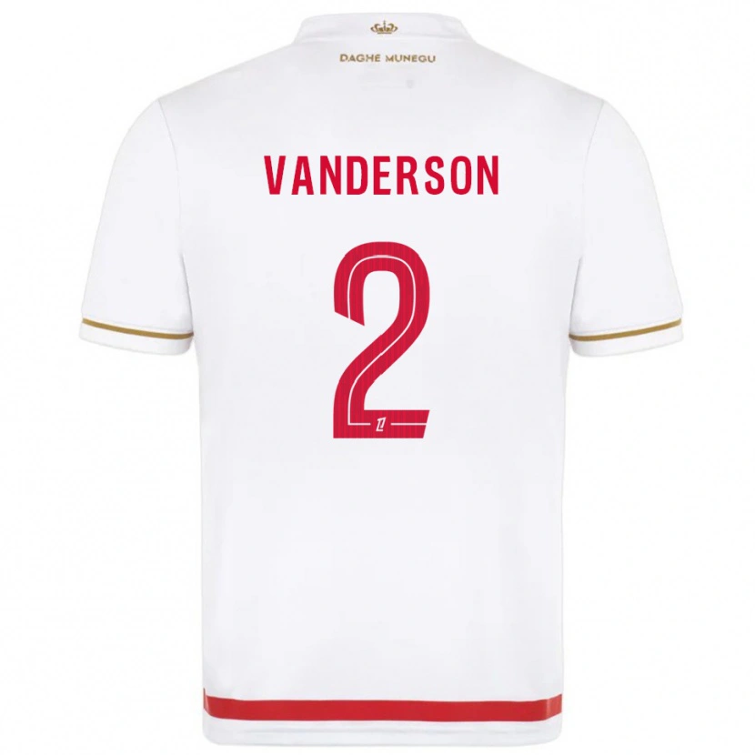 Danxen Men Vanderson #2 Red  White Home Jersey 2025/26 T-Shirt