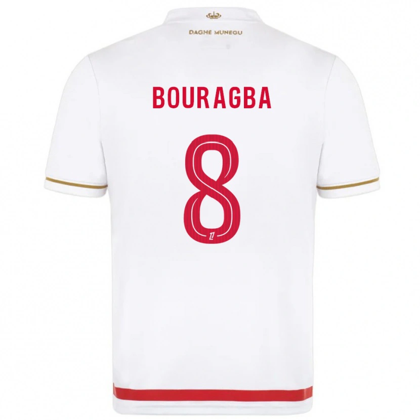 Danxen Men Ouanis Bouragba #8 Red  White Home Jersey 2025/26 T-Shirt